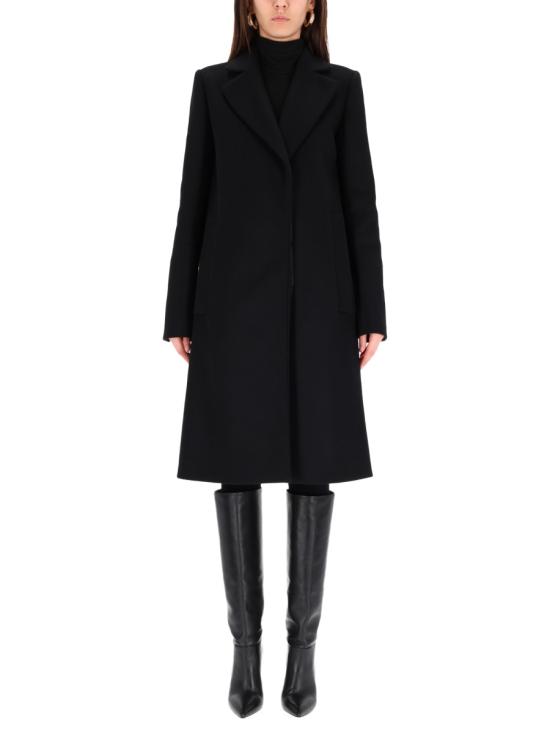 25FW 스포트막스 ALA 알라 더블 사이즈 울 코트 2522016042600 604003 BLACK