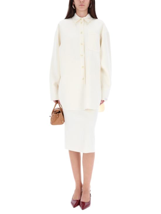 25FW 스포트막스 블라우스/셔츠 2522196013600 747018 WHITE - SPORTMAX