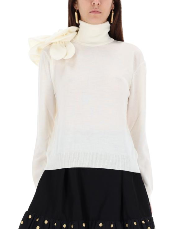 25FW 모스키노 스웨터 09035401 0001 WHITE