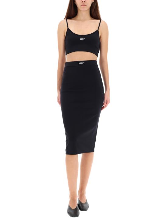 25FW 오프화이트 탑 OWAD26Y F25JER0011001 BLACK - OFF WHITE