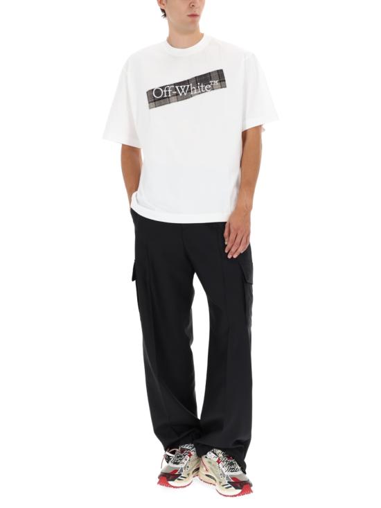 25FW 오프화이트 반팔 티셔츠 OMAA120 F25JER00N0110 WHITE - OFF WHITE