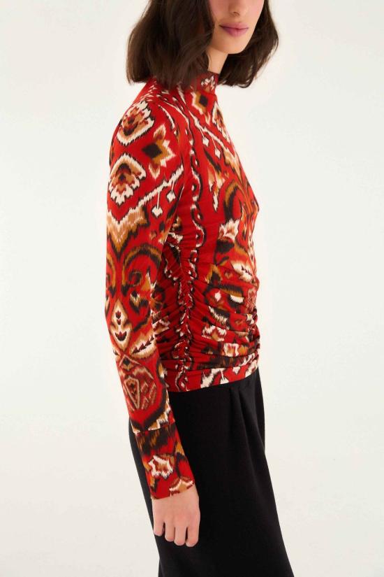  팜 리오 블라우스 팜리오 아이니카 파인애플 이카트  크림 - FARM RIO