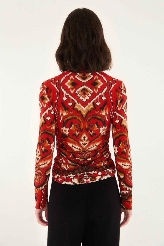  팜 리오 블라우스 팜리오 아이니카 파인애플 이카트  크림 - FARM RIO