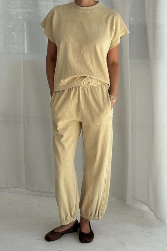  르 본 숍 스트레이트 팬츠 르봉샵 벌룬팬츠 버터 - Le Bon Shoppe