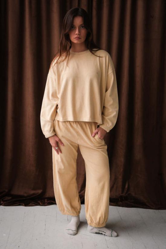  르 본 숍 스트레이트 팬츠 르봉샵 벌룬팬츠 버터 - Le Bon Shoppe