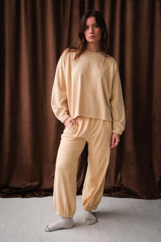  르 본 숍 스트레이트 팬츠 르봉샵 벌룬팬츠 버터 - Le Bon Shoppe