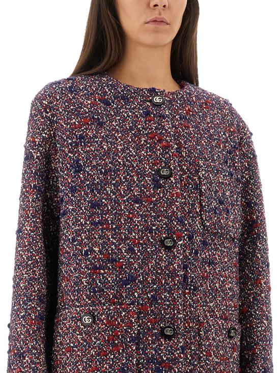 25FW 구찌 울 부클레 자켓 836492 ZATNT4956 MULTICOLOUR - GUCCI