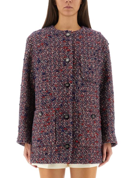 25FW 구찌 울 부클레 자켓 836492 ZATNT4956 MULTICOLOUR