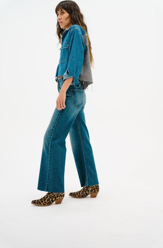  ASKK 뉴욕 데님 셔츠 Askk Ny Crosby 콤보 플란넬 셔츠 - ASKK NY