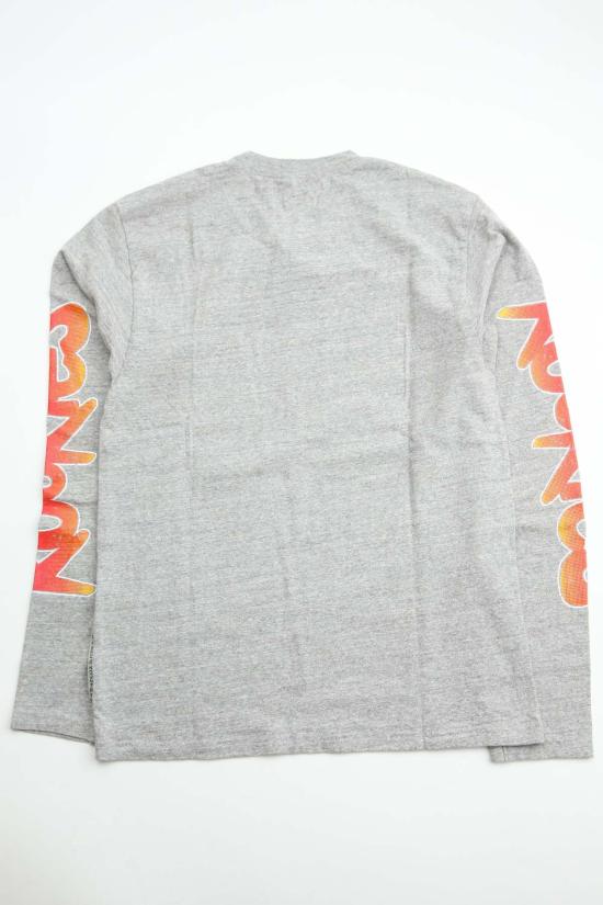  캐피탈 긴팔 티셔츠 탑 저지 크루 롱슬리브 티셔츠(버스터 페키시 보위) - KAPITAL