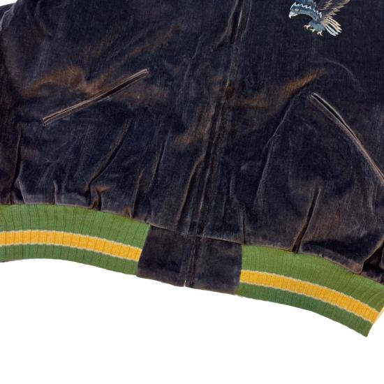  캐피탈 봄버 자켓 벨베틴 수비니어 재킷(레이븐&스컬) 재킷 - KAPITAL