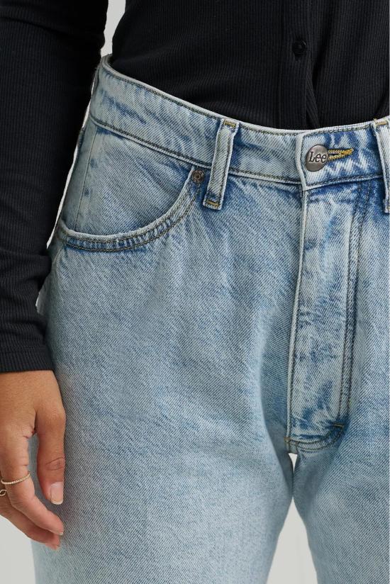  리 데님 팬츠 버튼 플라이 앵클 진 브라이티스트 데이 - LEE