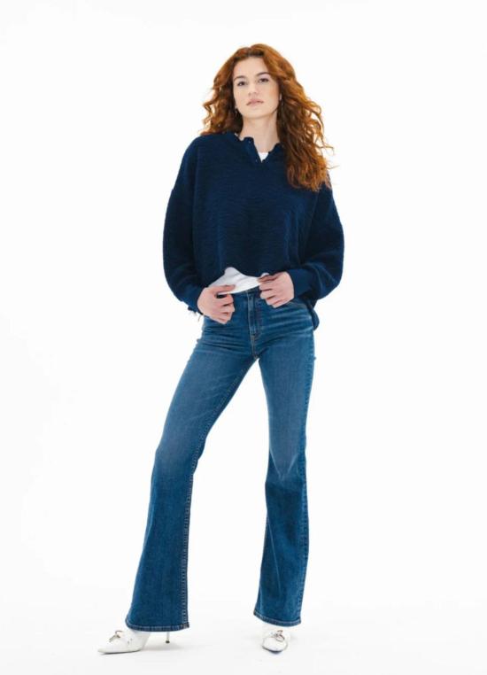  ASKK 뉴욕 데님 팬츠 애스크 나이 본드 스트리트 플레어 진 파리 - ASKK NY