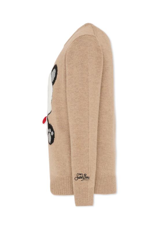 25FW [키즈] 세인트바쓰 니트/스웻셔츠 DOU0001 00078I BROWN - MC2 SAINT BARTH