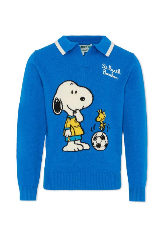 25FW [키즈] 세인트바쓰 폴로 셔츠 COVE001 00083I BLUE