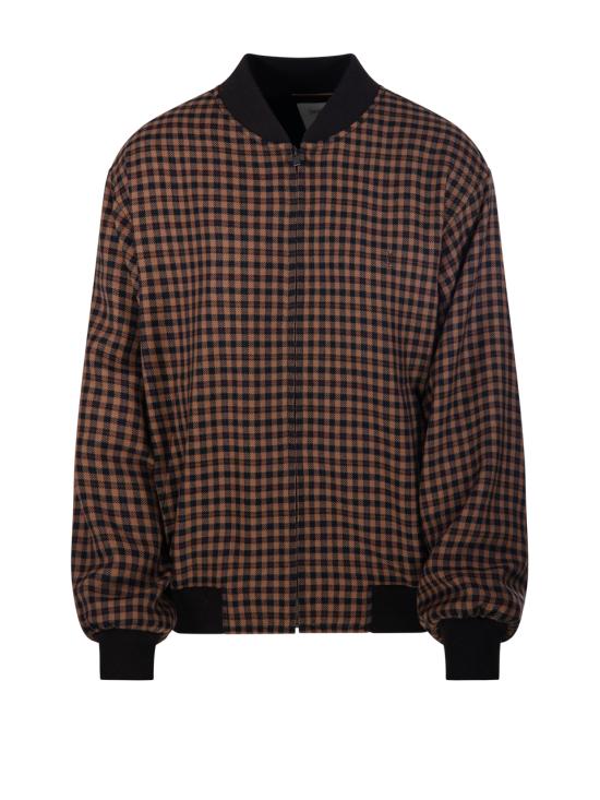 25FW 생로랑 봄버 자켓 843358 Y3J12 2945 BEIGE NOIR MULTICOLOR