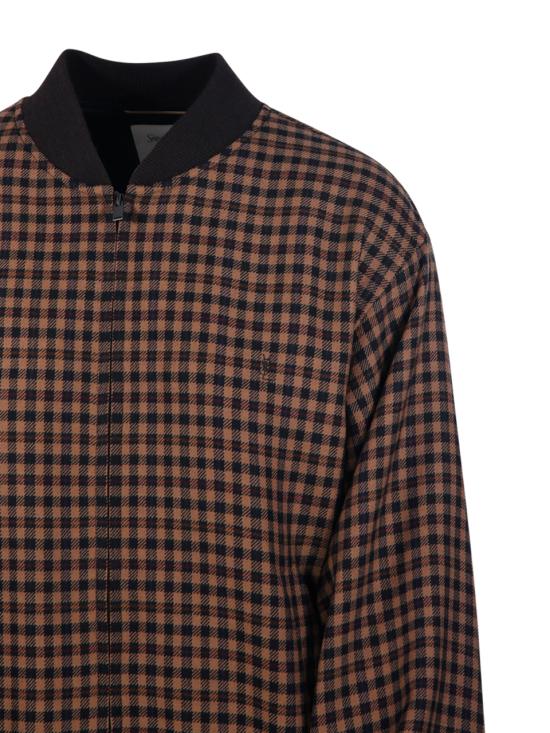 25FW 생로랑 봄버 자켓 843358 Y3J12 2945 BEIGE NOIR MULTICOLOR - SAINT LAURENT