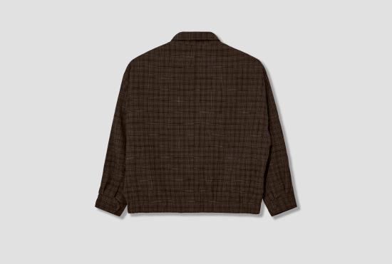 25FW EVAN KINORI 자켓 지퍼 재킷 2 - 카수리 울 체크 / 브라운/베이지/네이비 - OTHER BRANDS