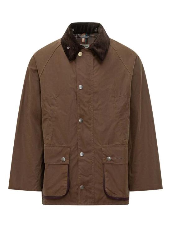 25FW 바버 폴 스미스 X 바버 오버사이즈 비데일 왁스 자켓 MWX2515 MWX TA51 TAN