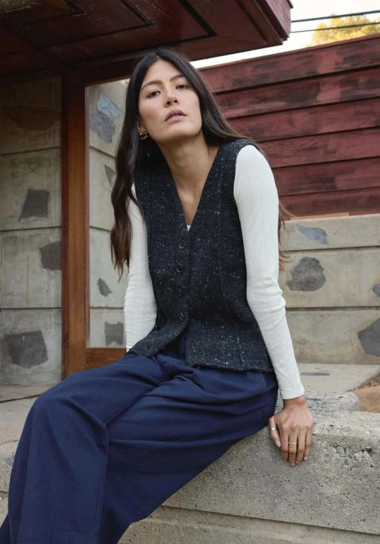  First Rite 베스트 퍼스트 라이트 솔기 조끼 차콜