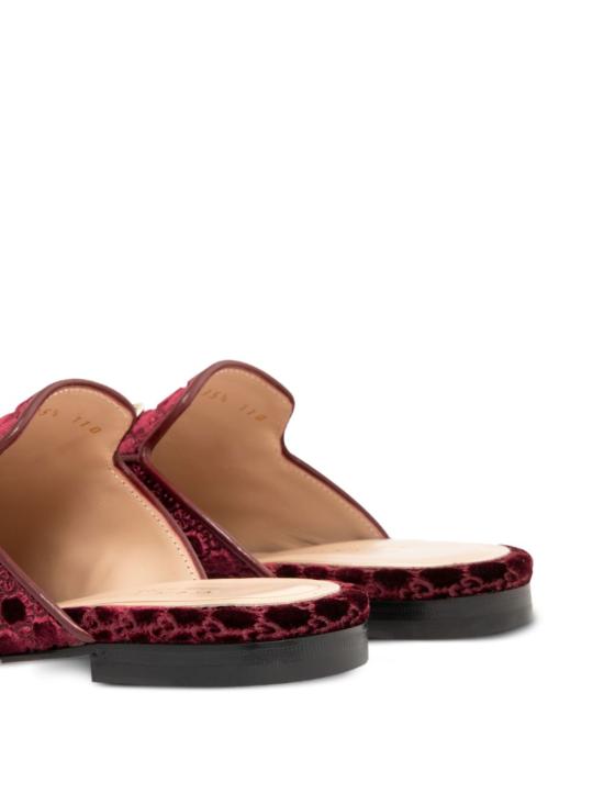 25FW 구찌 프린스타운 슬리퍼 802163 FAEUF5042 Bordeaux - GUCCI