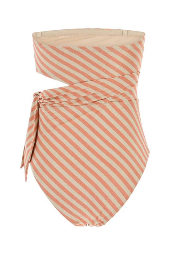 25FW 짐머만 비키니 수영복 4645WSS255 PNKCRMSTP Stripped - ZIMMERMANN