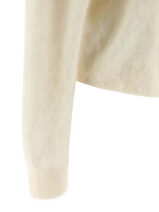 25FW 베르나데트 가디건 PS26KNITPULLSOLG37 White - BERNADETTE