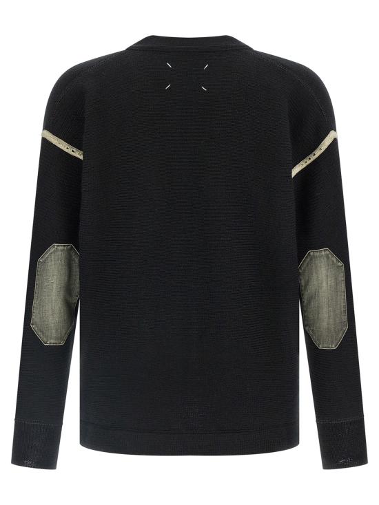25FW 마르지엘라 V넥 가디건 S67HP0035M13182900 Black - MAISON MARGIELA