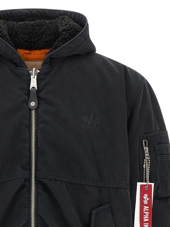 25FW 퍼플 브랜드 봄버 자켓 M6103APHB825BLACK Multicolor - PURPLE BRAND