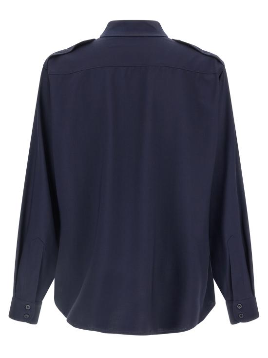 25FW 마르지엘라 긴팔 셔츠 S50DT0059M35524470 Blue - MAISON MARGIELA