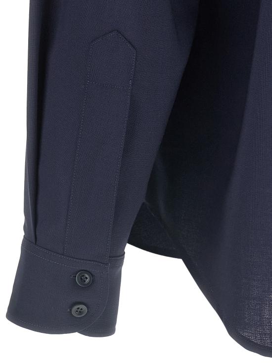 25FW 마르지엘라 긴팔 셔츠 S50DT0059M35524470 Blue - MAISON MARGIELA