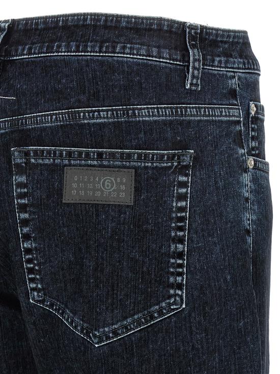 25FW MM6 메종마르지엘라 데님 팬츠 SH2LA0037M30039900 Black - MM6 MAISON MARGIELA