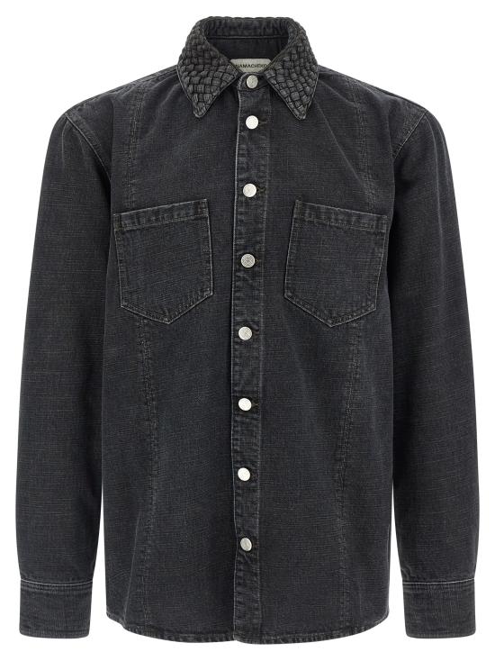 25FW 나마체코 긴팔 셔츠 NW25410N14009200 Black