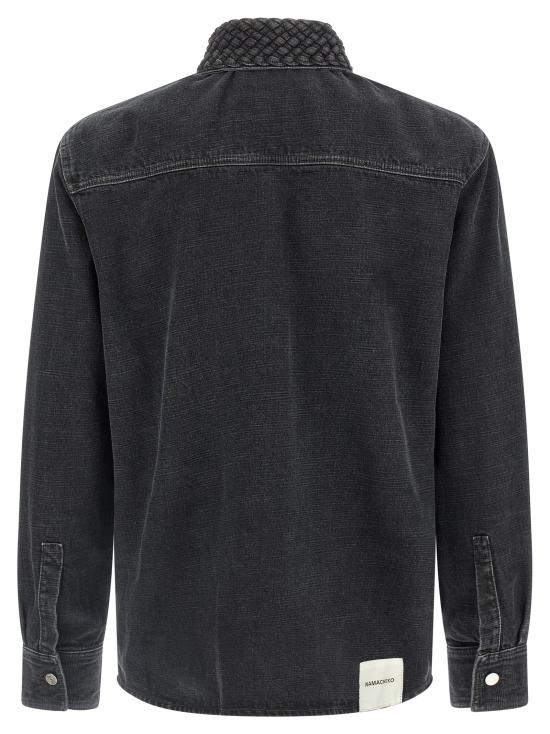 25FW 나마체코 긴팔 셔츠 NW25410N14009200 Black - NAMACHEKO