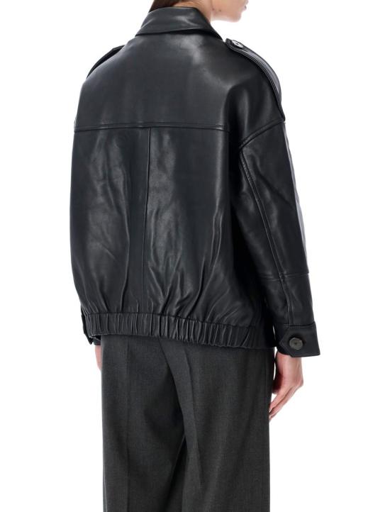 25FW Sessùn 가죽 자켓 25A25110042 BLACK Black - OTHER BRANDS