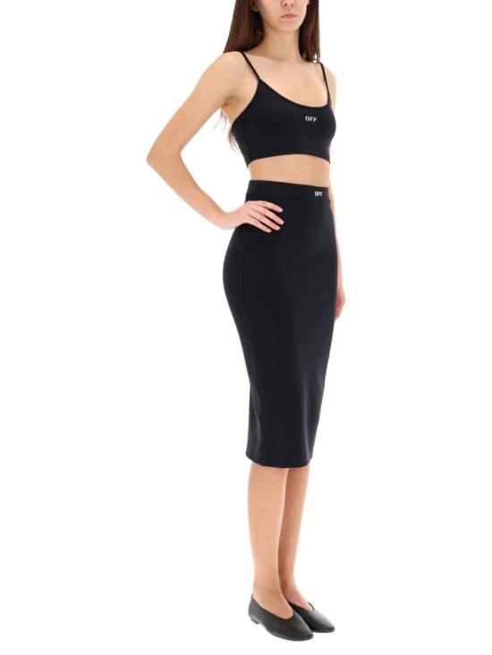 25FW 오프화이트 스커트 OWCW00P F25JER0011001 Black - OFF WHITE