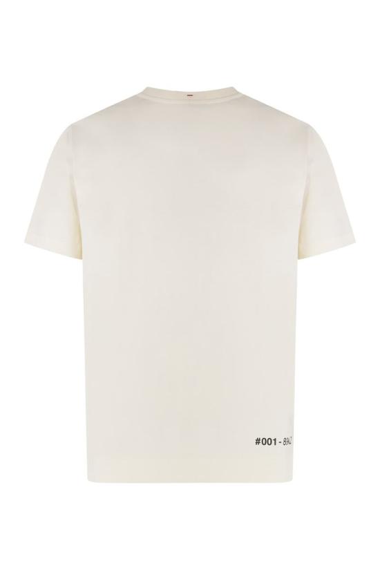 25FW 몽클레어 반팔 티셔츠 K20978C0001189AZ9 041 WHITE - MONCLER