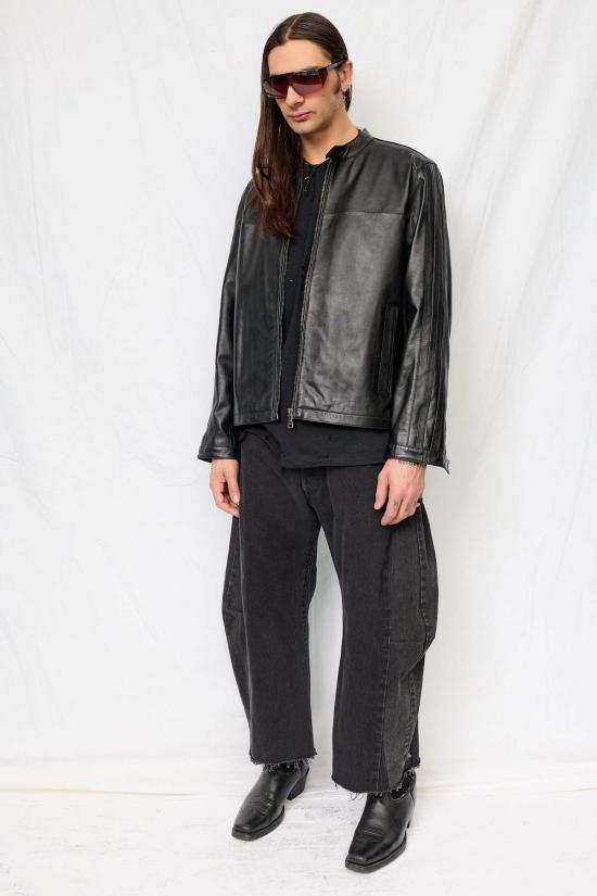  어셈블리 뉴욕 가죽 자켓 어셈블리 해커 재킷 - ASSEMBLY NEW YORK