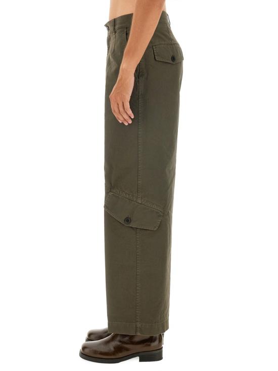  드리스 반 노튼 스트레이트 팬츠 020947 9121802 MILITARY GREEN - DRIES VAN NOTEN