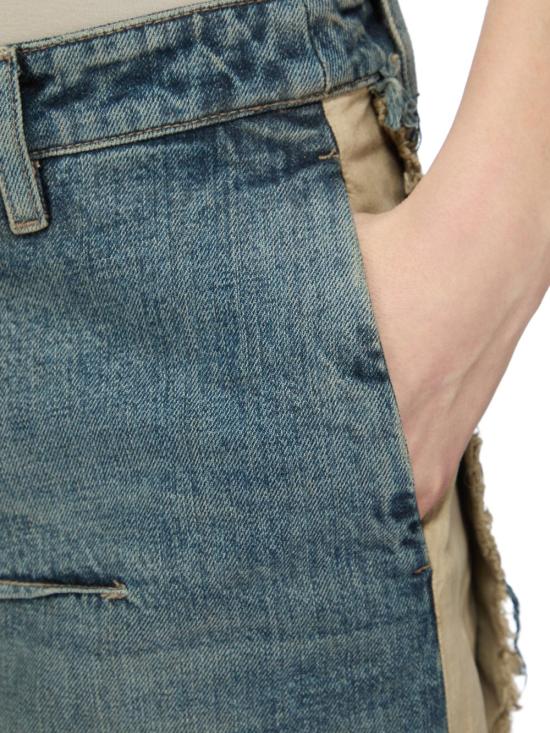 25FW 릭 오웬스 데님 스커트 RO02E4393DW7621 BLUE - RICK OWENS