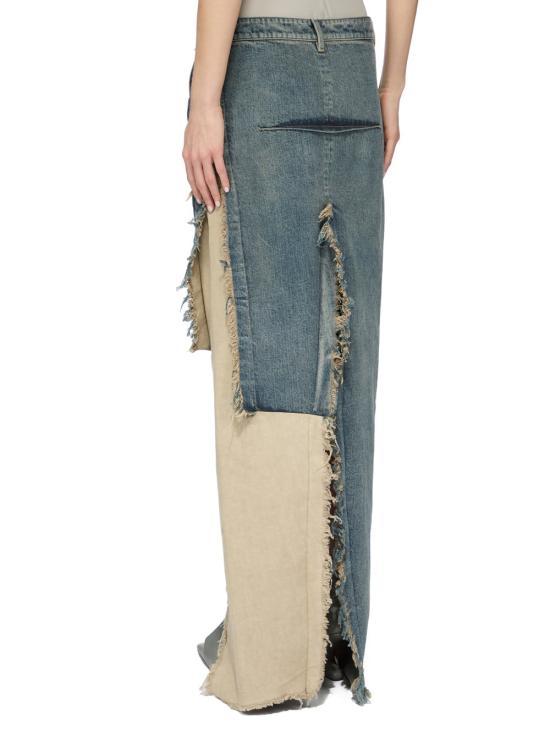 25FW 릭 오웬스 데님 스커트 RO02E4393DW7621 BLUE - RICK OWENS