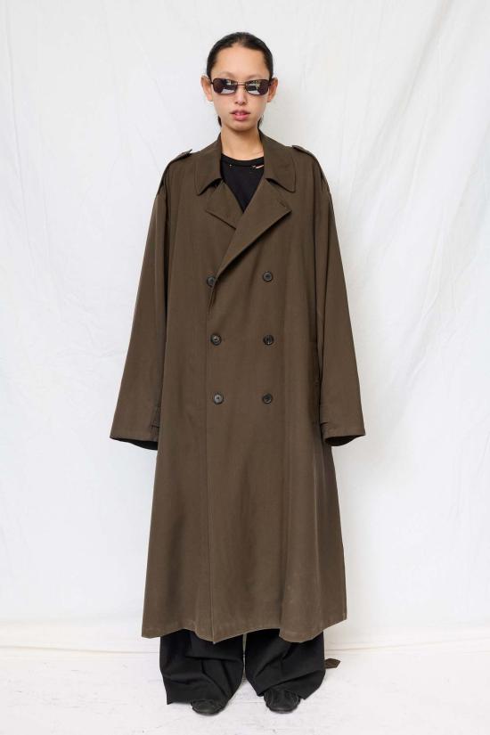  어셈블리 뉴욕 트렌치 코트 어셈블리 브라운 수팅 - ASSEMBLY NEW YORK
