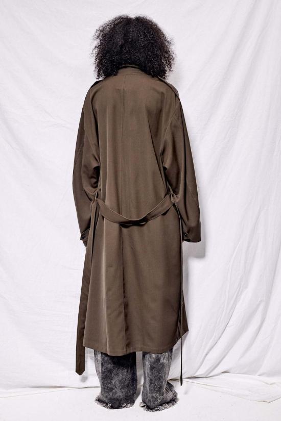  어셈블리 뉴욕 트렌치 코트 어셈블리 브라운 수팅 - ASSEMBLY NEW YORK