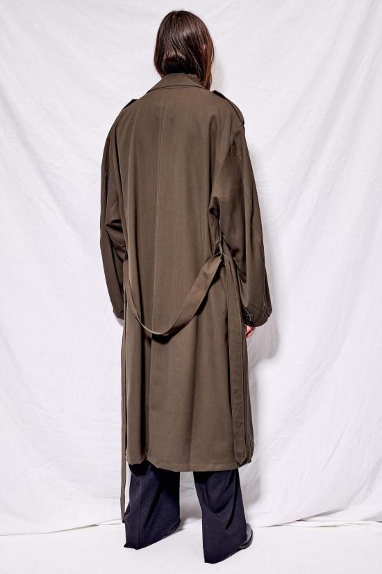  어셈블리 뉴욕 트렌치 코트 어셈블리 브라운 수팅 - ASSEMBLY NEW YORK