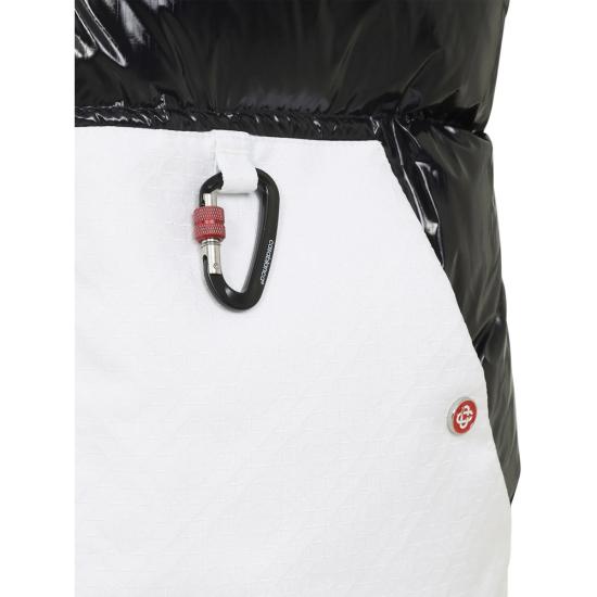 25FW 카사블랑카 패딩 조끼 OT 191 01 BLACK WHITE BLACK - CASABLANCA