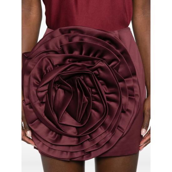 26SS 로테이트 숏 스커트 114820734 SATIN BIG 2734 PURPLE - ROTATE