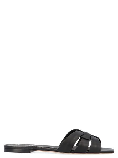 25FW 생로랑 샌들 571952 BDA001000 BLACK