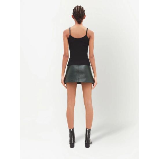 26SS 쿠레쥬 민소매 티셔츠 PERMDE012FI 0001 9999 BLACK - COURREGES