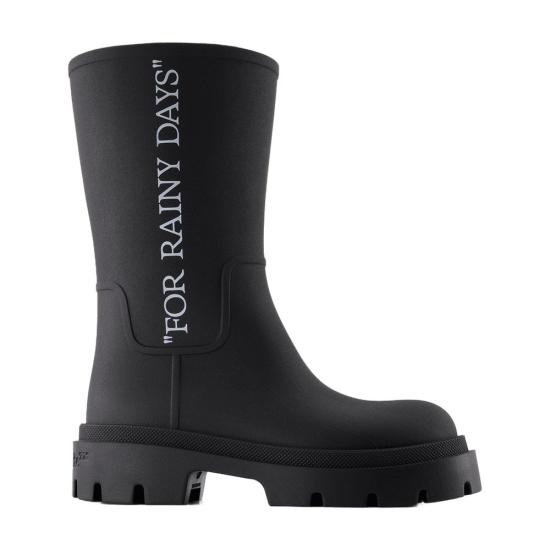 26SS 오프화이트 부츠 OWIE049C99MAT0011001 black