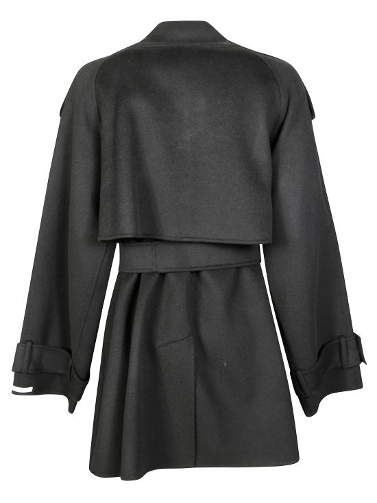 25FW 스포트막스 트렌치 코트 2522016063600 013 NERO - SPORTMAX